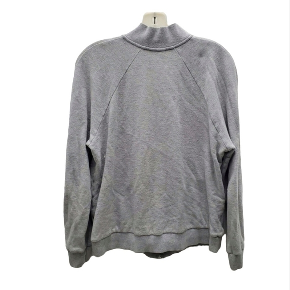 LACOSTE Cotton Full  Zip Up Cardigan Sweatshirt Terry Cloth Lining  Men & Women - Picture 5 of 12